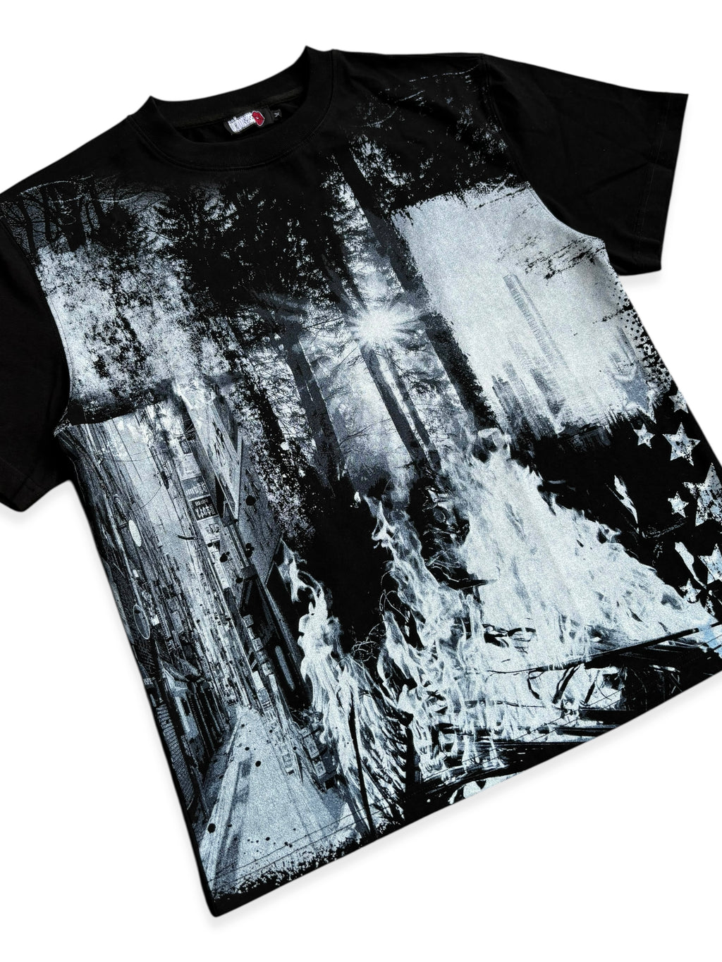 black nonsense t-shirt